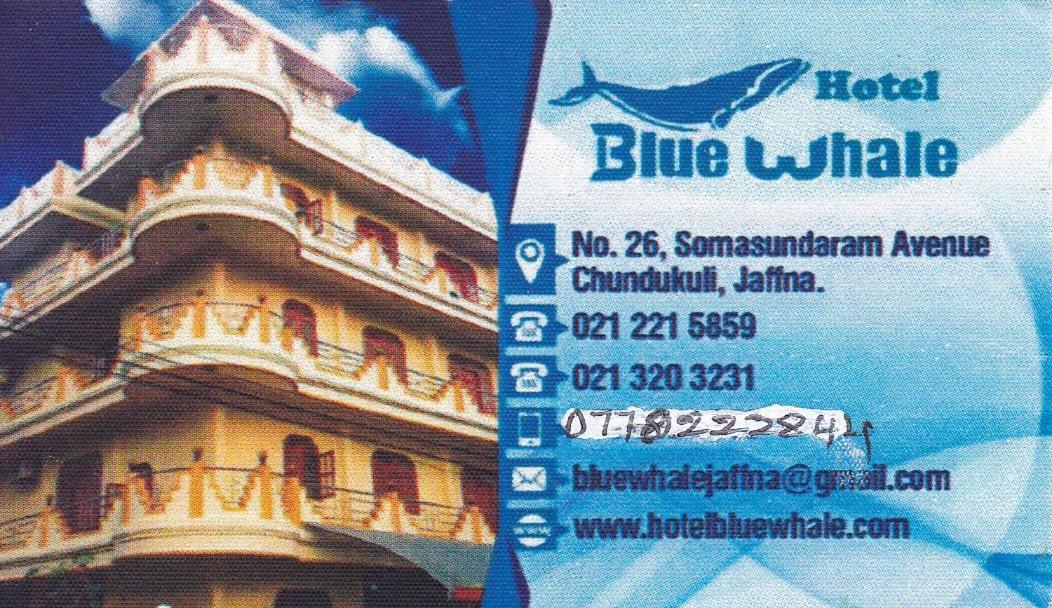Hotel Blue Whale Jaffna Luaran gambar